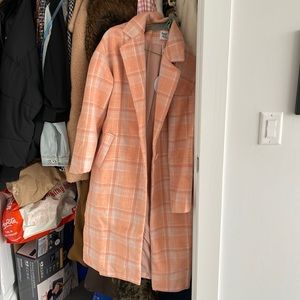Adorable plaid princess Polly oversized coat. Never worn